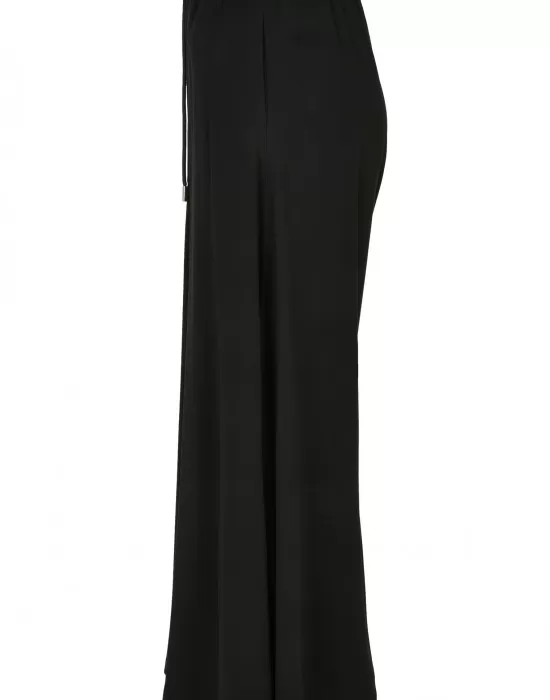 Дамска пола в черен цвят Urban Classics Viscose Midi, Поли - Hoodstyle.bg