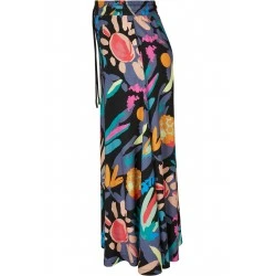 Дамска пола на цветя Ladies Viscose Midi Skirt1