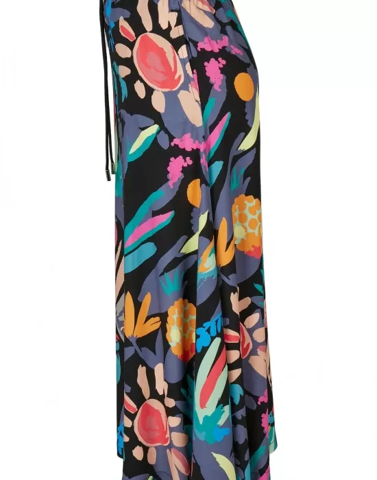 Дамска пола на цветя Ladies Viscose Midi Skirt1, Поли - Hoodstyle.bg