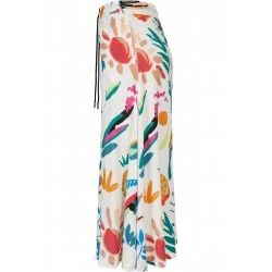 Дамска пола на цветя Ladies Viscose Midi Skirt