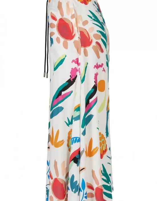 Дамска пола на цветя Ladies Viscose Midi Skirt, Поли - Hoodstyle.bg