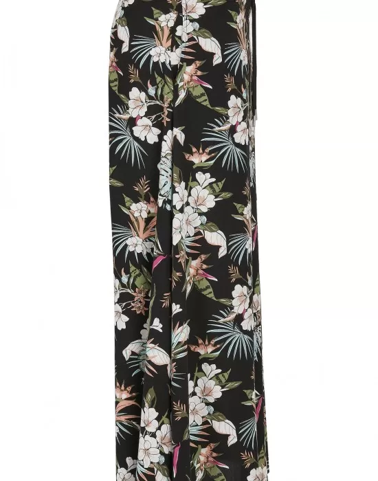 Дамска пола в флорален десен Urban Classics Viscose Midi, Поли - Hoodstyle.bg