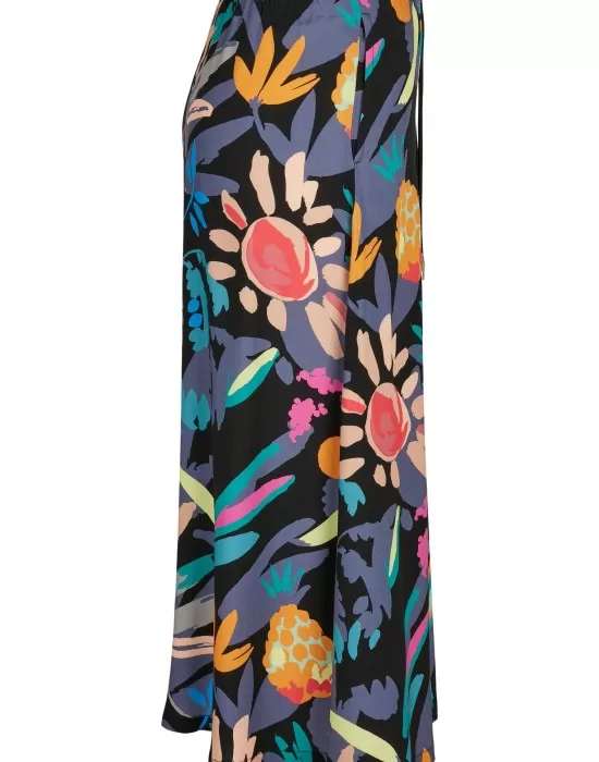 Дамска пола на цветя Ladies Viscose Midi Skirt1, Поли - Hoodstyle.bg
