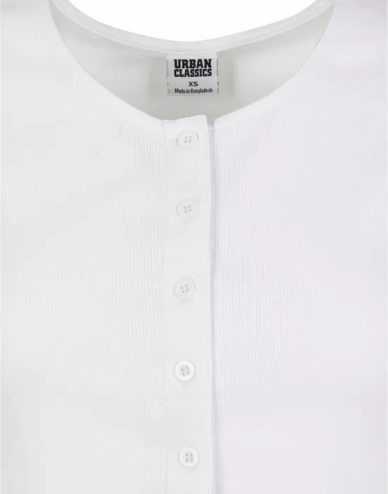 Дамска къса тениска в бял цвят Urban Classics, Тениски - Hoodstyle.bg