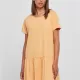 Дамска рокля в светлооранжев цвят Urban Classics Ladies Dress, Рокли - Hoodstyle.bg