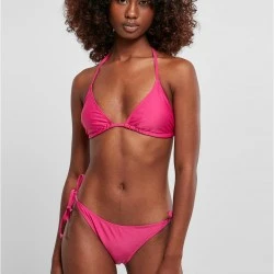 Дамски бански костюм от две части в розов цвят Urban Classics Ladies Bikini