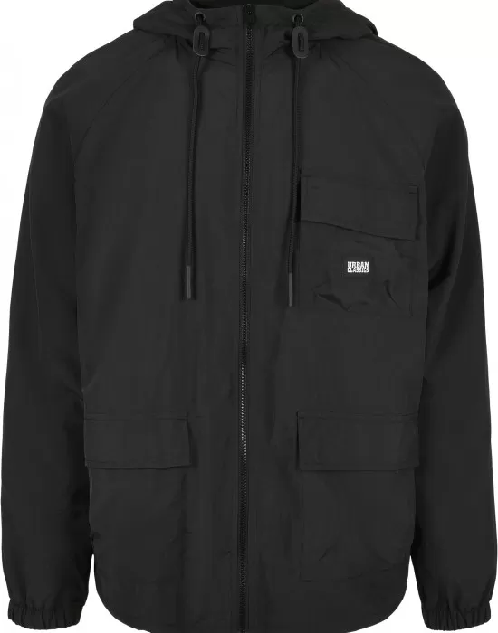 Мъжко преходно яке в черен цвят Urban Classics Commuter, Якета Пролет / Есен - Hoodstyle.bg
