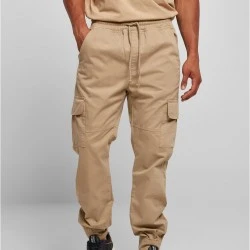 Мъжки панталон в бежов цвят Urban Classics Military Jogg 