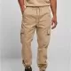Мъжки панталон в бежов цвят Urban Classics Military Jogg, Панталони - Hoodstyle.bg