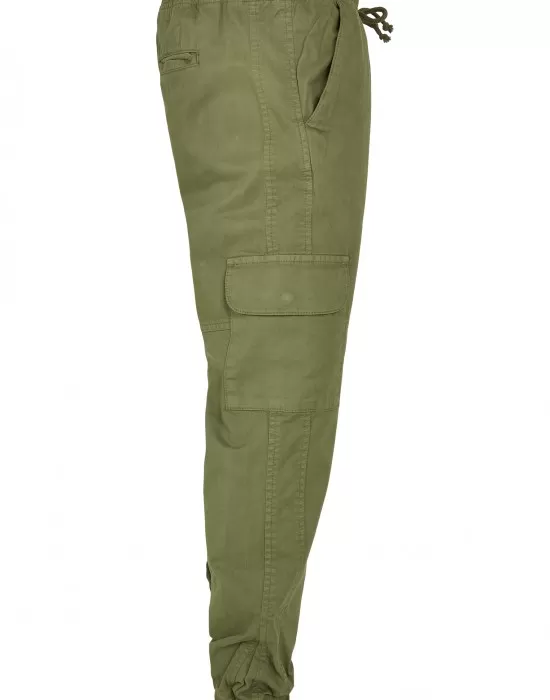 Мъжки панталон в масленозелен цвят Urban Classics Military Jogg, Панталони - Hoodstyle.bg