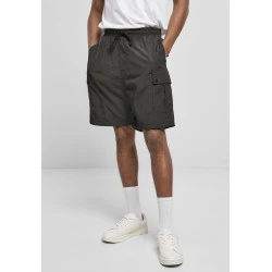 Мъжки къси панталони в черен цвят Urban Classics Nylon Cargo Shorts 