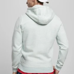 Мъжки суичър в светлосин меланж Urban ClassicsBasic Melange Hoody
