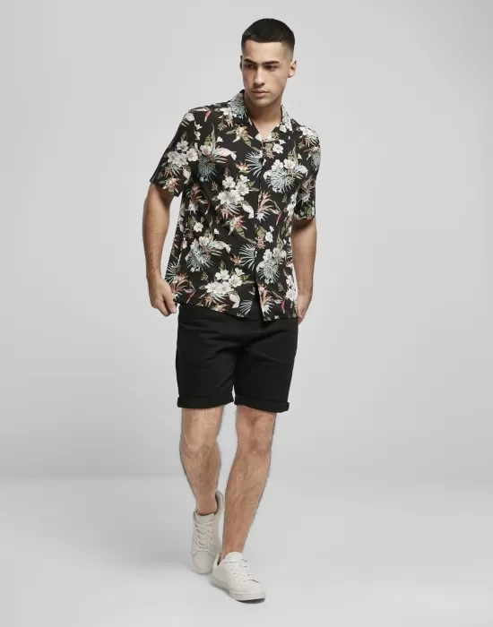 Мъжка риза с флорален принт Urban Classics Viscose AOP Resort Shirt, Ризи - Hoodstyle.bg