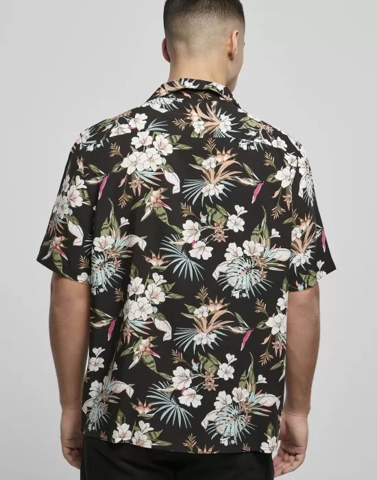 Мъжка риза с флорален принт Urban Classics Viscose AOP Resort Shirt, Ризи - Hoodstyle.bg