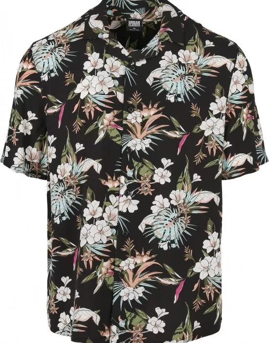 Мъжка риза с флорален принт Urban Classics Viscose AOP Resort Shirt, Ризи - Hoodstyle.bg