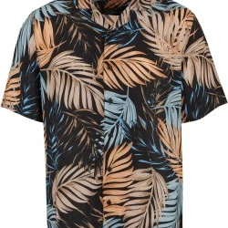 Мъжка риза в цветен десен Urban Classics Viscose AOP Resort Shirt palmfront
