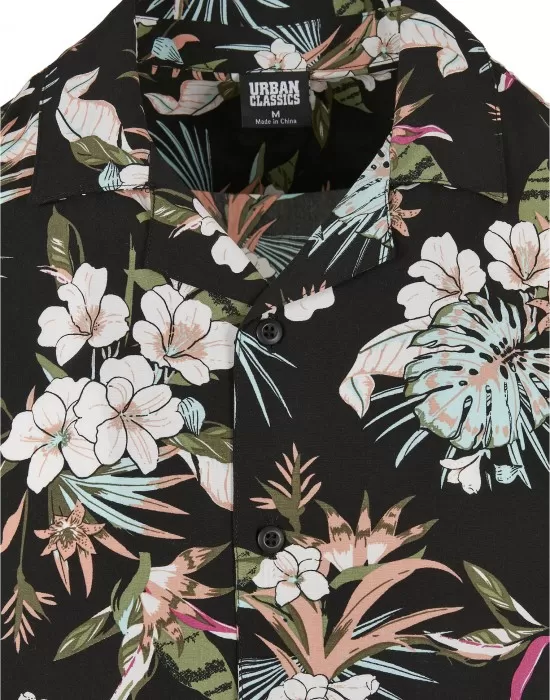 Мъжка риза с флорален принт Urban Classics Viscose AOP Resort Shirt, Ризи - Hoodstyle.bg