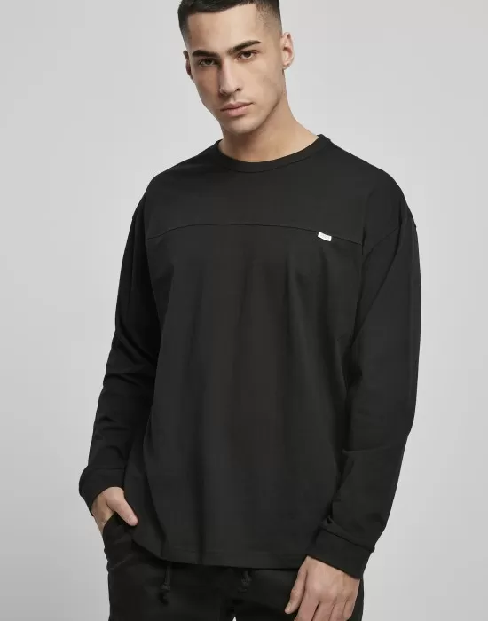 Мъжка блуза в черен цвят Urban Classics от органичен памук, Блузи - Hoodstyle.bg