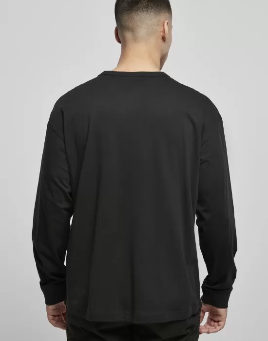 Мъжка блуза в черен цвят Urban Classics от органичен памук, Блузи - Hoodstyle.bg