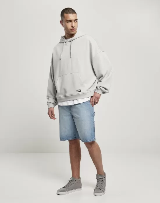 Мъжки суичър в светлосив цвят Urban Classics 80's Hoody, Суичъри - Hoodstyle.bg