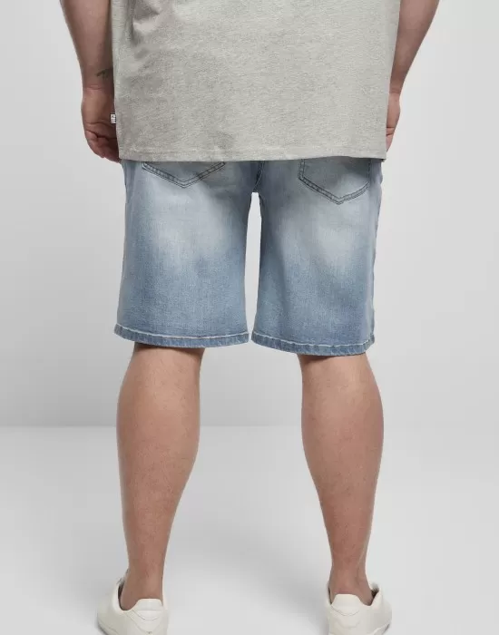 Мъжки къси панталони в синьо Fit Jeans Shorts, Къси панталони - Hoodstyle.bg