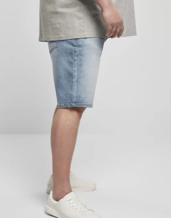 Мъжки къси панталони в синьо Fit Jeans Shorts, Къси панталони - Hoodstyle.bg