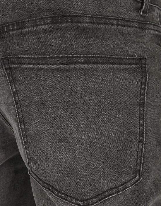 Къси дънкови панталони в черен цвят Urban Classics Relaxed Fit Jeans Shorts, Къси панталони - Hoodstyle.bg