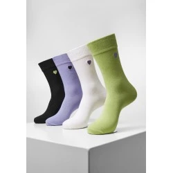 Комплект от четири чифта чорапи Urban Classics Heart Socks