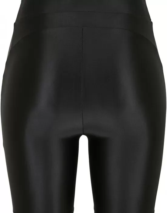 Дамски къс клин в черен цвят Urban Classics Shiny Metallic, Клинове - Hoodstyle.bg