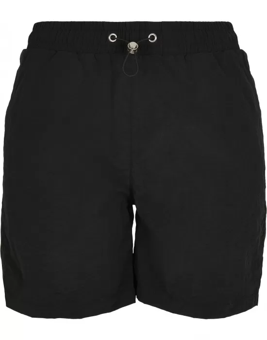 Дамски къси панталони в черен цвят Urban Classics Crinkle, Къси панталони - Hoodstyle.bg
