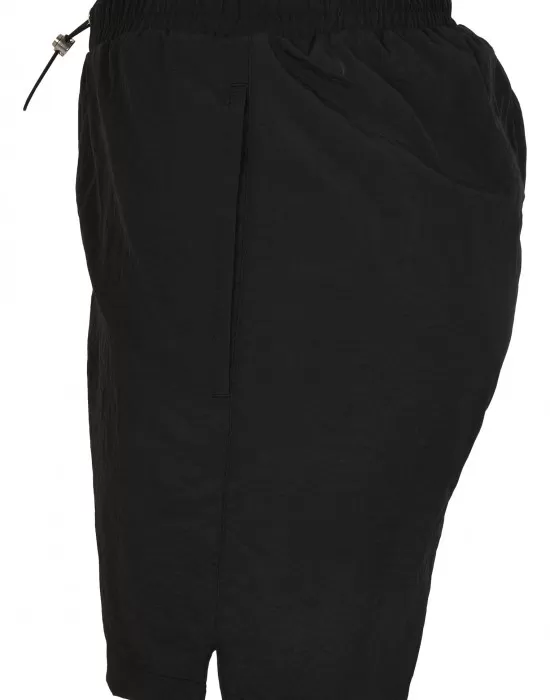 Дамски къси панталони в черен цвят Urban Classics Crinkle, Къси панталони - Hoodstyle.bg