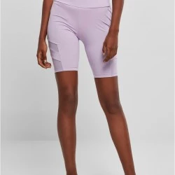 Дамски къс клин в лилаво Ladies High Waist Tech Shorts