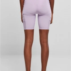 Дамски къс клин в лилаво Ladies High Waist Tech Shorts
