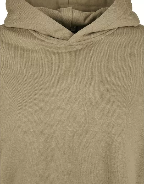 Дамски къс суичър в цвят каки Urban Classics, Суичъри - Hoodstyle.bg