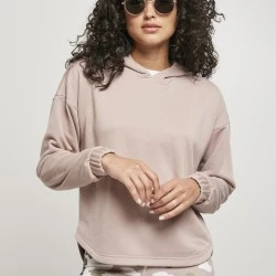 Дамски суичър в цвят пепел от рози Urban Classics Shaped 