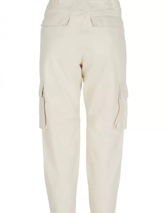 Дамски карго панталон в пясъчен цвят Ballon Fit Cargo Twill Pants, Панталони - Hoodstyle.bg