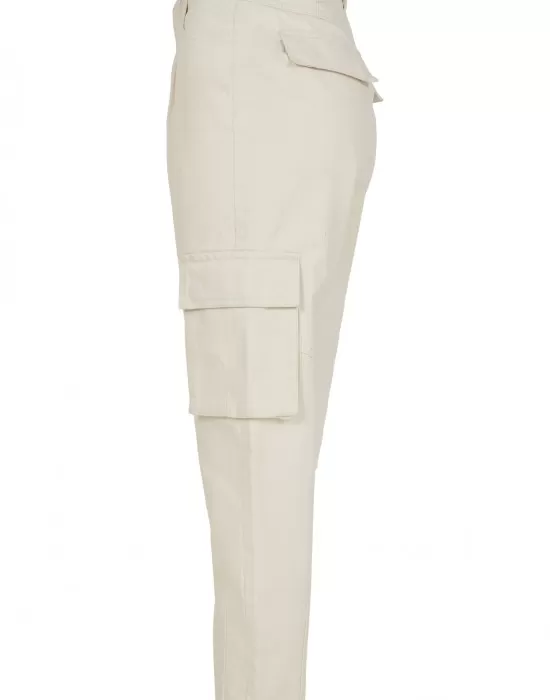 Дамски карго панталон в пясъчен цвят Ballon Fit Cargo Twill Pants, Панталони - Hoodstyle.bg