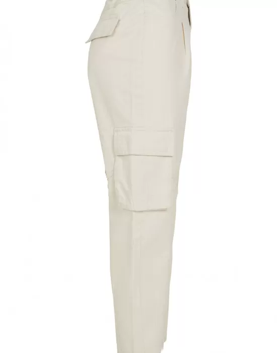 Дамски карго панталон в пясъчен цвят Ballon Fit Cargo Twill Pants, Панталони - Hoodstyle.bg