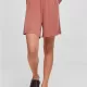 Дамски къси панталони в цвят праскова Urban Classics Ladies Shorts, Къси панталони - Hoodstyle.bg