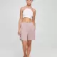 Дамски къси панталони в светлолилав цвят Urban Classics Ladies Shorts, Къси панталони - Hoodstyle.bg