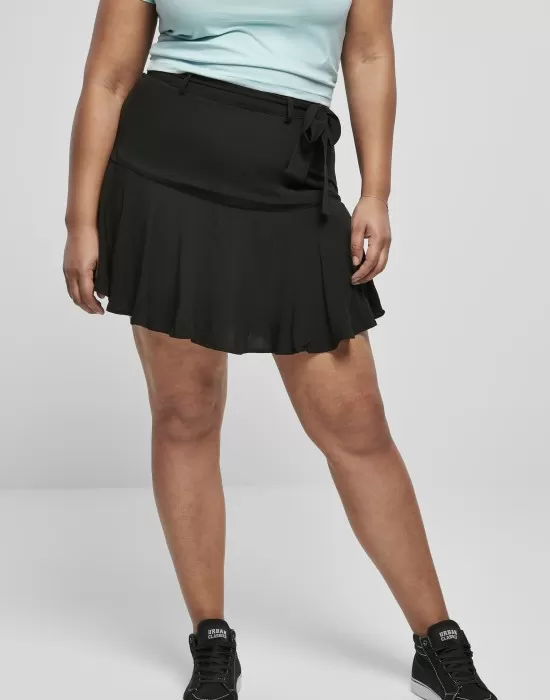 Дамска мини пола в черен цвят Ladies Mini Skirt, Поли - Hoodstyle.bg