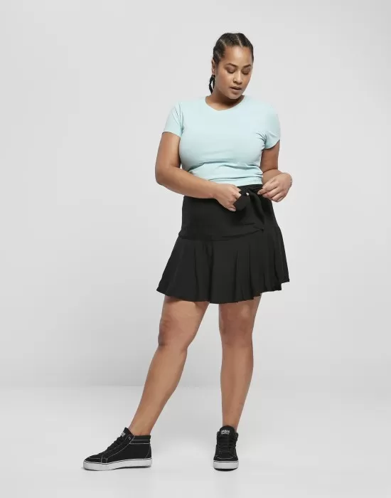 Дамска мини пола в черен цвят Ladies Mini Skirt, Поли - Hoodstyle.bg