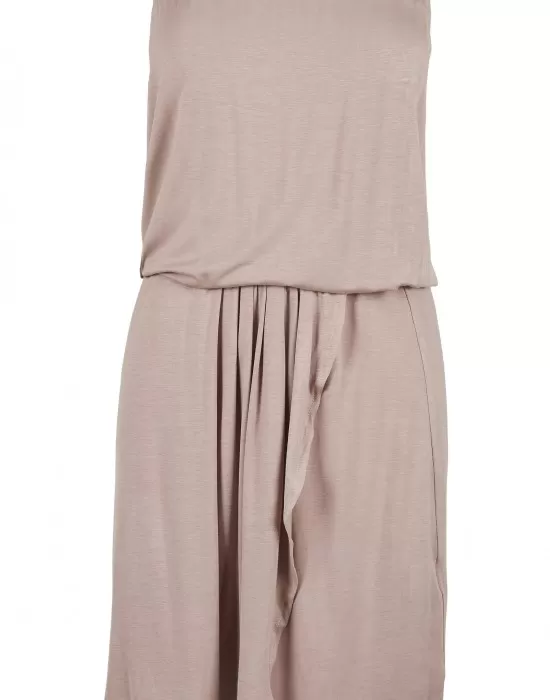Дамска рокля в цвят пепел от рози Urban Classics Bandeau, Рокли - Hoodstyle.bg
