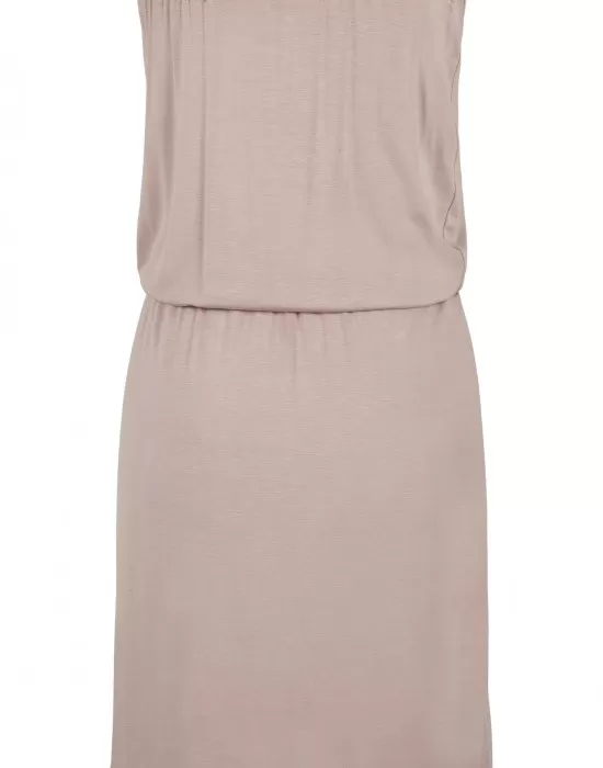 Дамска рокля в цвят пепел от рози Urban Classics Bandeau, Рокли - Hoodstyle.bg
