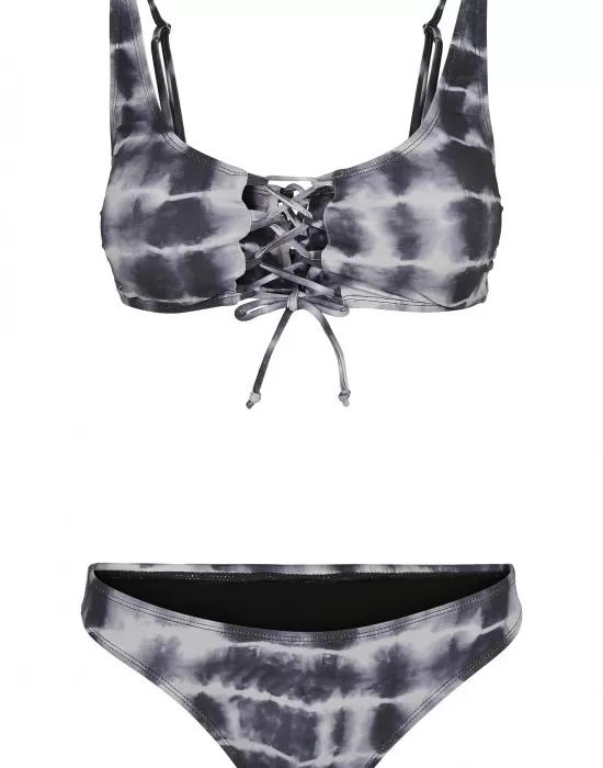 Бански костюм от две части Urban Classics Lace Up Tie Dye, Бански - Hoodstyle.bg