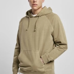 Мъжки суичър в цвят каки Urban Classics Overdyed khaki 