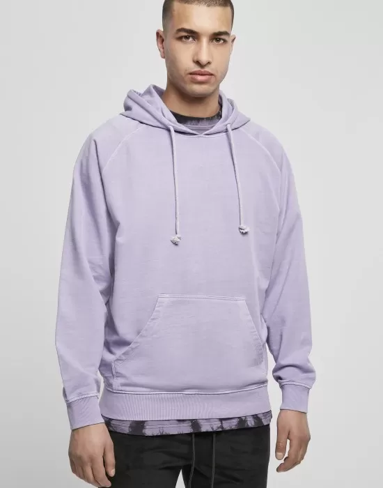Мъжки суичър в лилав цвят Urban Classics Overdyed, Суичъри - Hoodstyle.bg