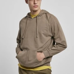 Мъжки суичър в цвят тъмно каки Urban Classics Overdyed 