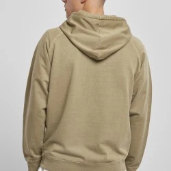 Мъжки суичър в цвят каки Urban Classics Overdyed khaki 
