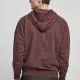 Мъжки суичър в тъмночервен цвят Urban Classics Overdyed, Суичъри - Hoodstyle.bg